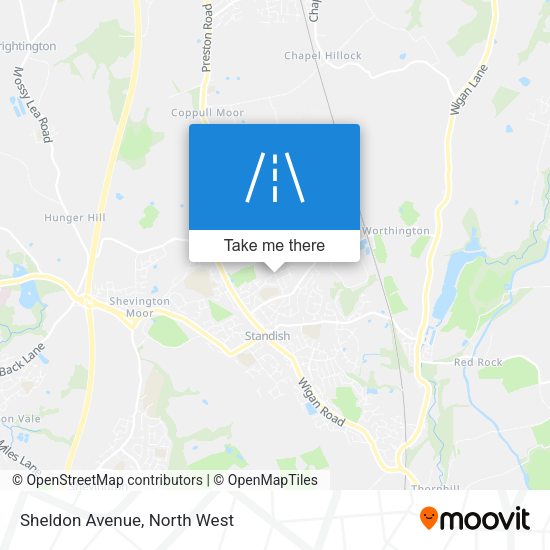Sheldon Avenue map