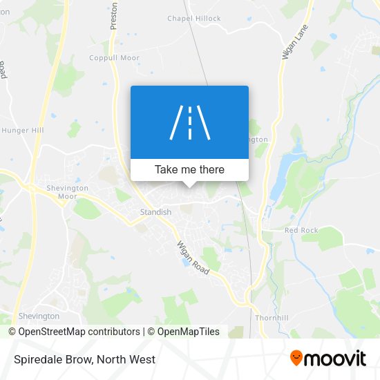 Spiredale Brow map
