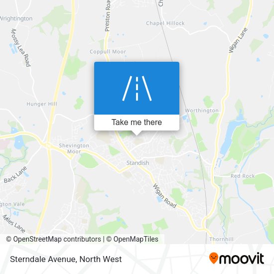 Sterndale Avenue map