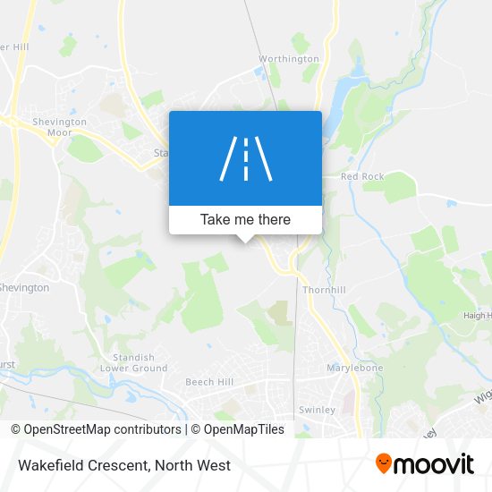 Wakefield Crescent map