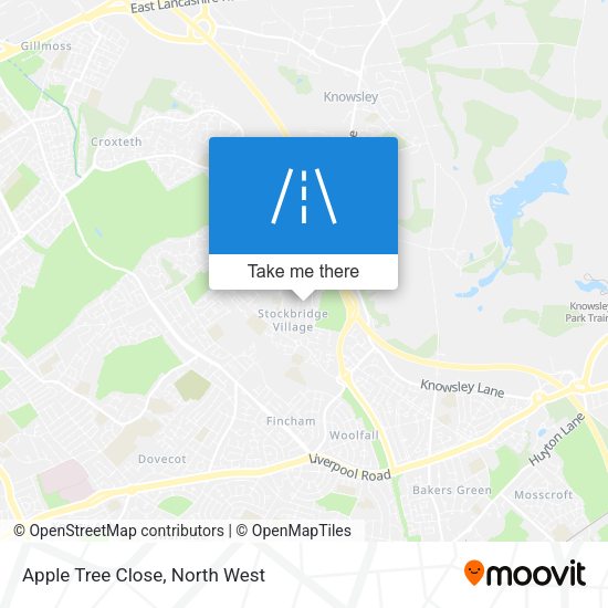 Apple Tree Close map
