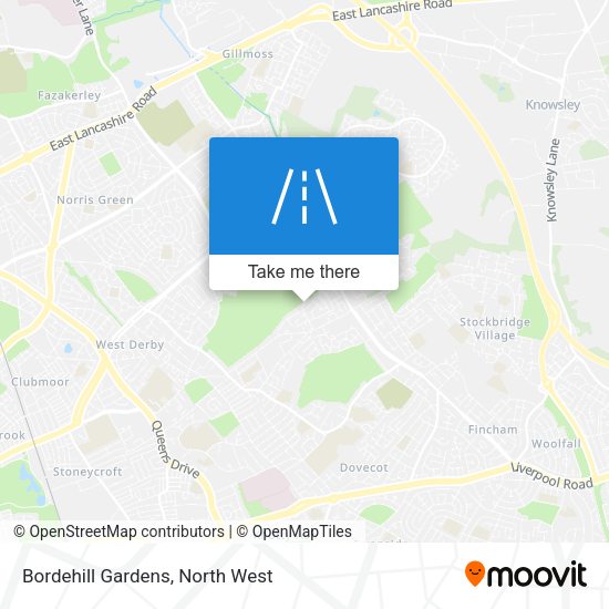 Bordehill Gardens map