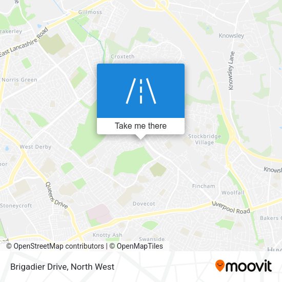 Brigadier Drive map