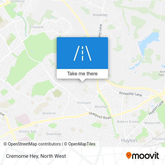 Cremorne Hey map