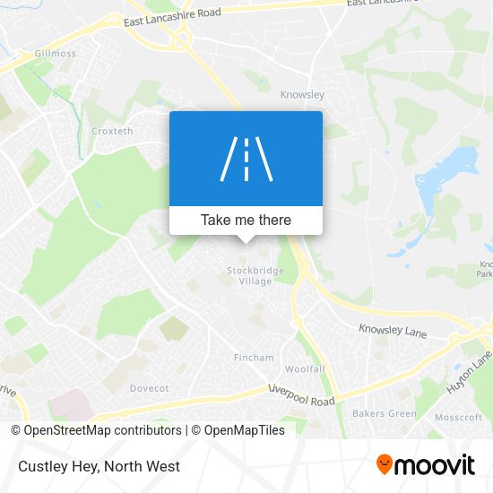 Custley Hey map