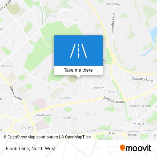 Finch Lane map
