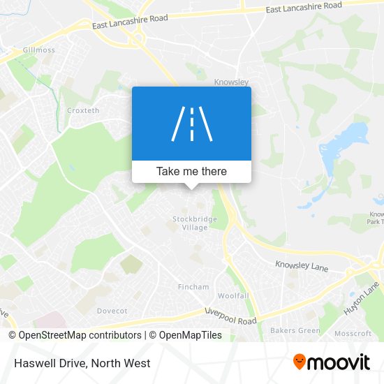Haswell Drive map