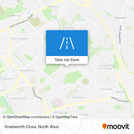 Knebworth Close map