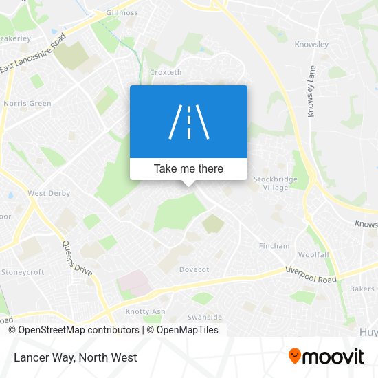 Lancer Way map