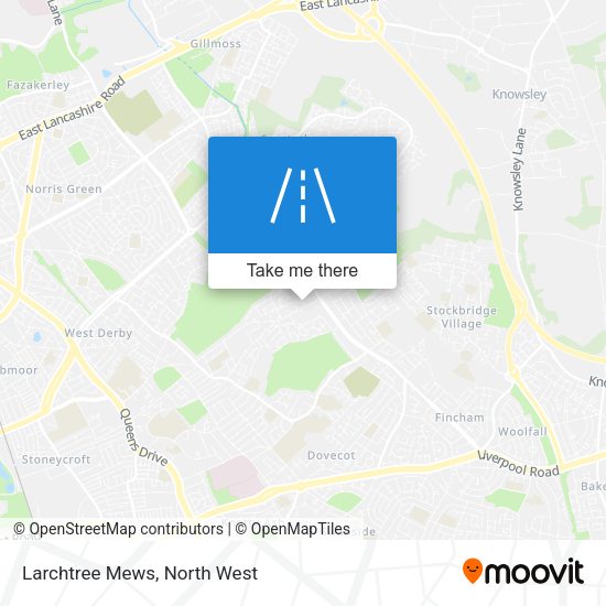 Larchtree Mews map
