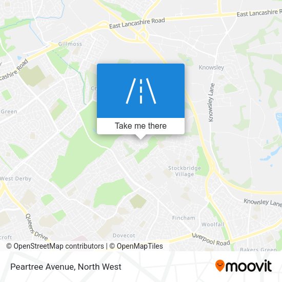 Peartree Avenue map