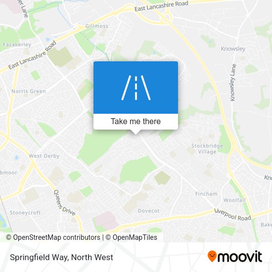 Springfield Way map