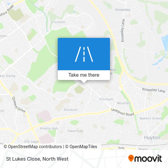 St Lukes Close map