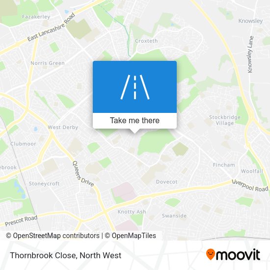 Thornbrook Close map