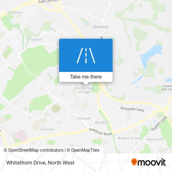 Whitethorn Drive map