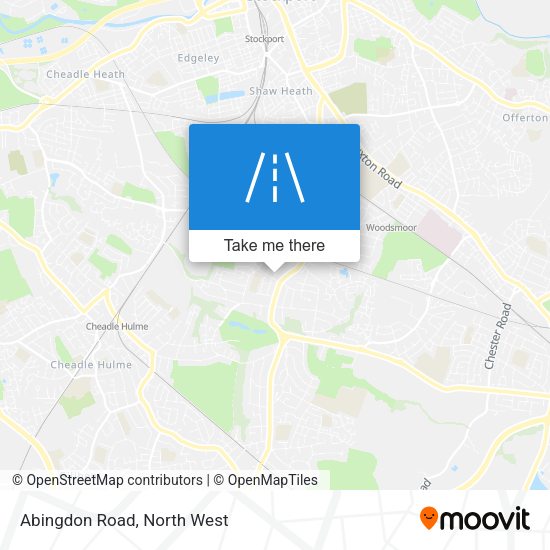 Abingdon Road map