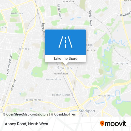 Abney Road map