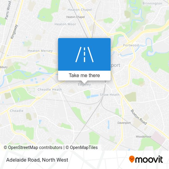 Adelaide Road map