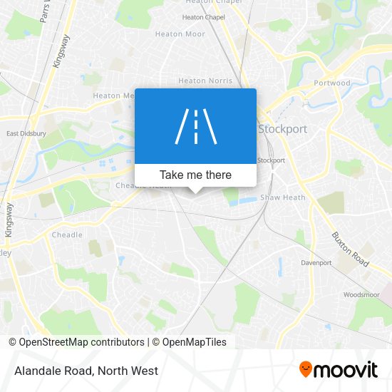 Alandale Road map
