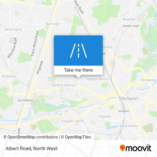 Albert Road map
