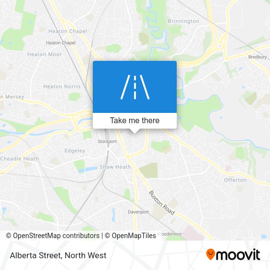 Alberta Street map