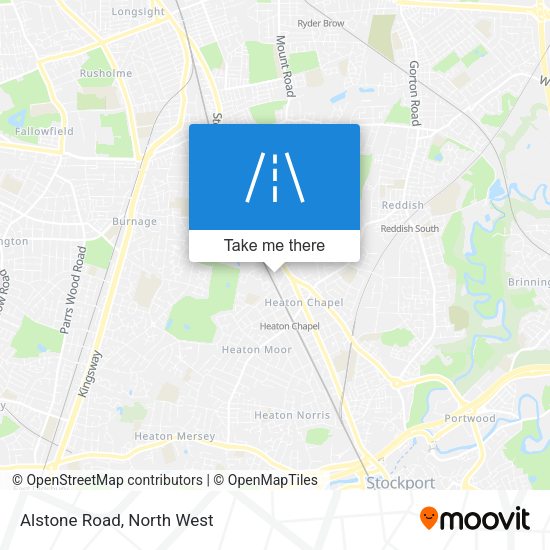 Alstone Road map
