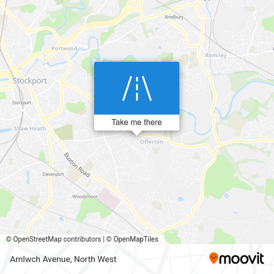 Amlwch Avenue map