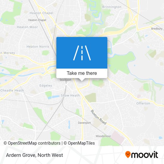 Ardern Grove map