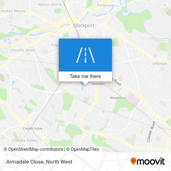 Armadale Close map