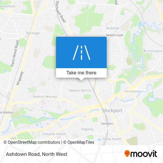 Ashdown Road map