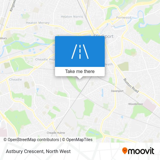 Astbury Crescent map