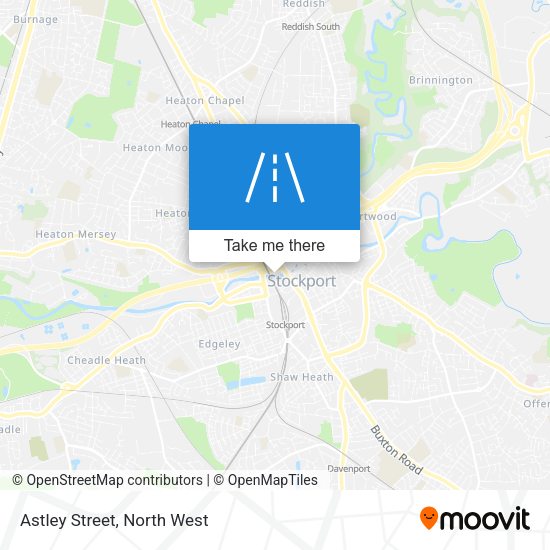 Astley Street map