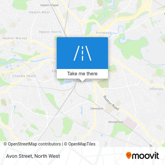 Avon Street map