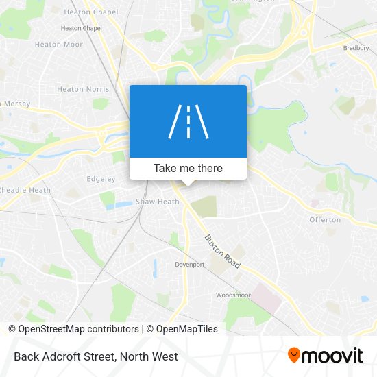 Back Adcroft Street map