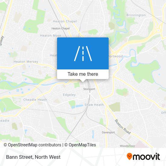 Bann Street map