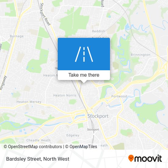 Bardsley Street map