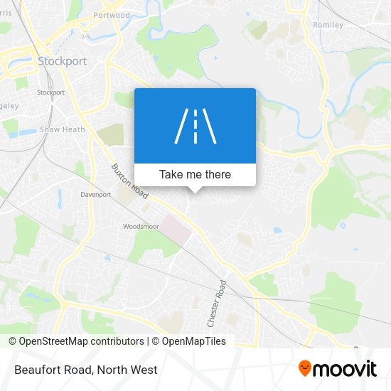 Beaufort Road map