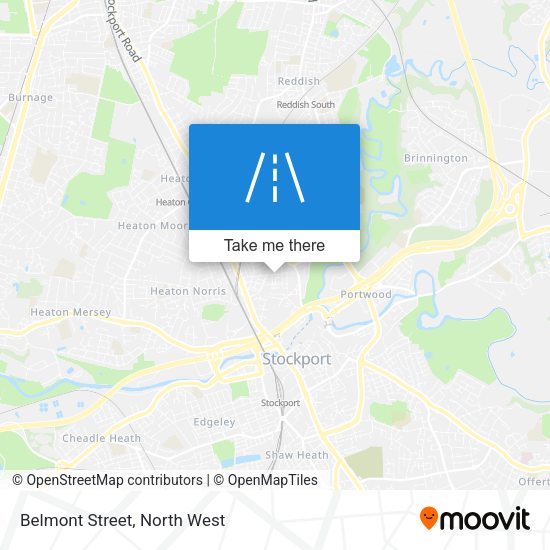 Belmont Street map
