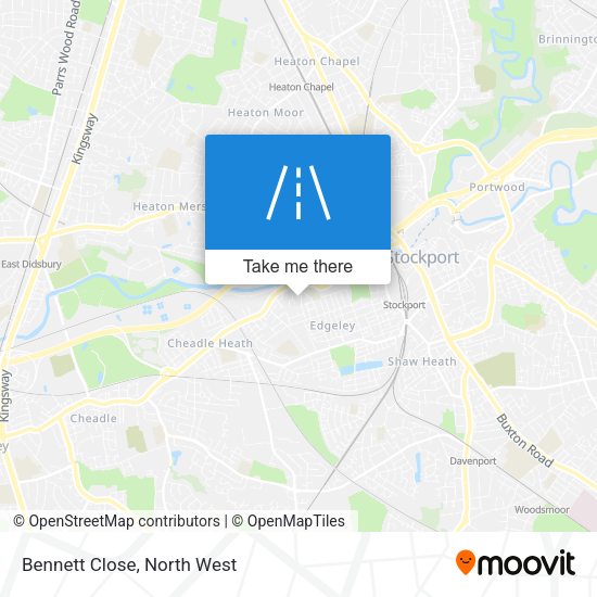Bennett Close map