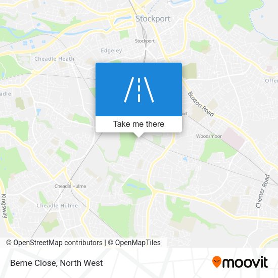 Berne Close map