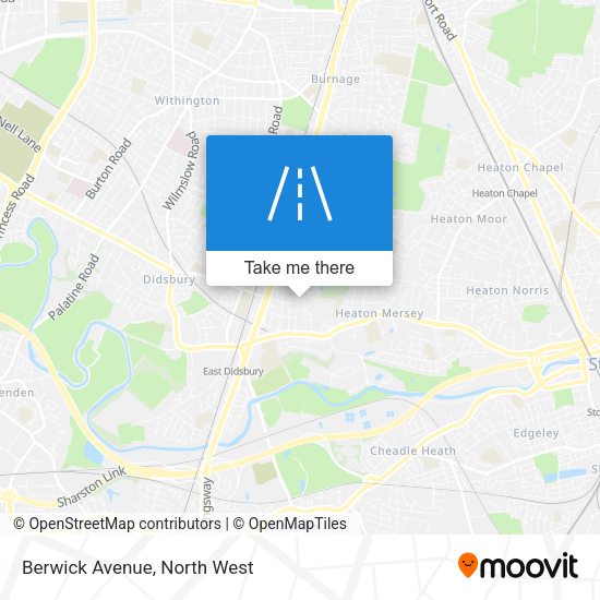 Berwick Avenue map