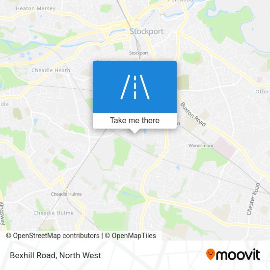Bexhill Road map