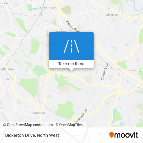 Bickerton Drive map