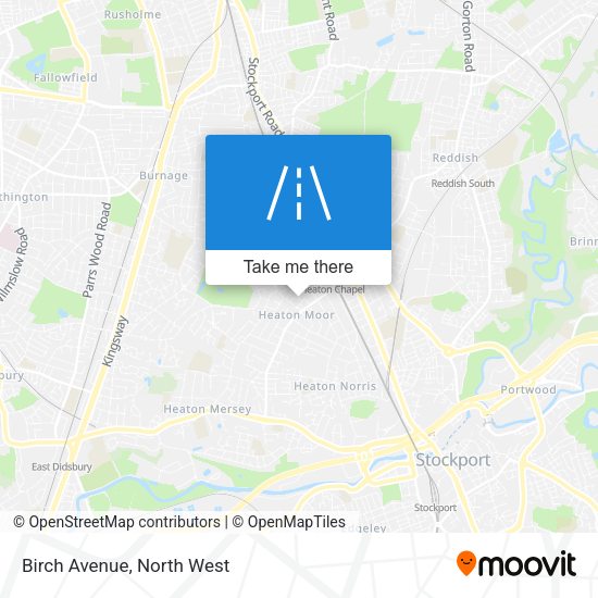 Birch Avenue map