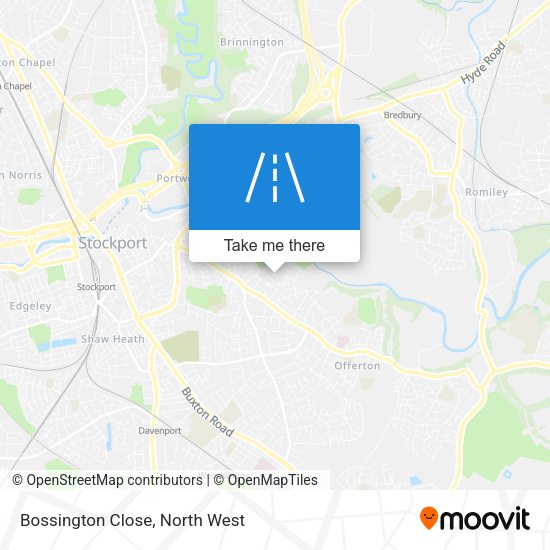 Bossington Close map