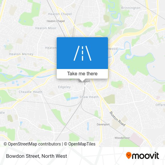 Bowdon Street map