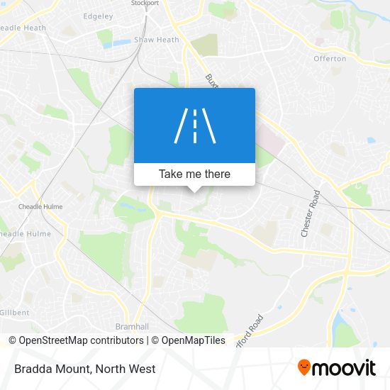 Bradda Mount map