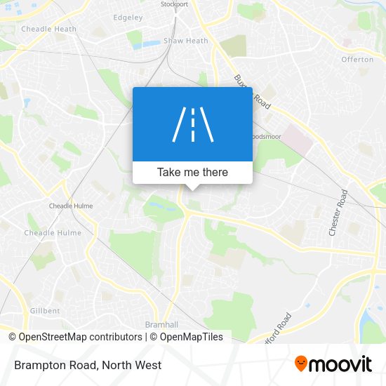 Brampton Road map