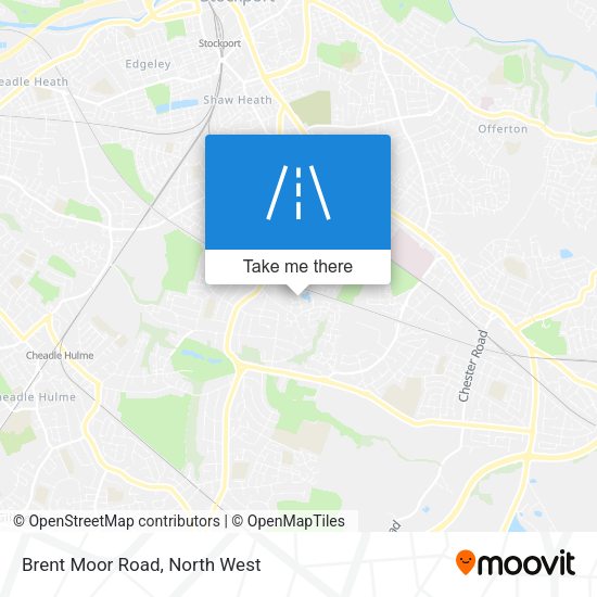 Brent Moor Road map