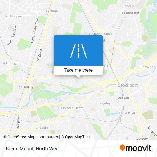 Briars Mount map